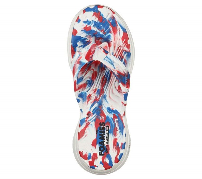 Dámské Sandály Skechers Foamies: GOwalk 5 - Merica Sweets Bílé Blankyt | ZEQBFMC-50