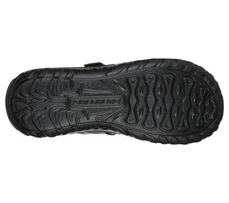 Dámské Sandály Skechers Foamies: Reggae - Rainforest Černé | CXOBSRQ-39