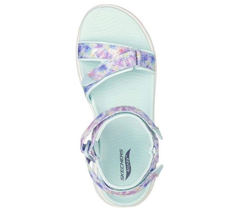 Dámské Sandály Skechers GO WALK Arch Fit - Ethereal Viacfarebný | QAWFUDX-24