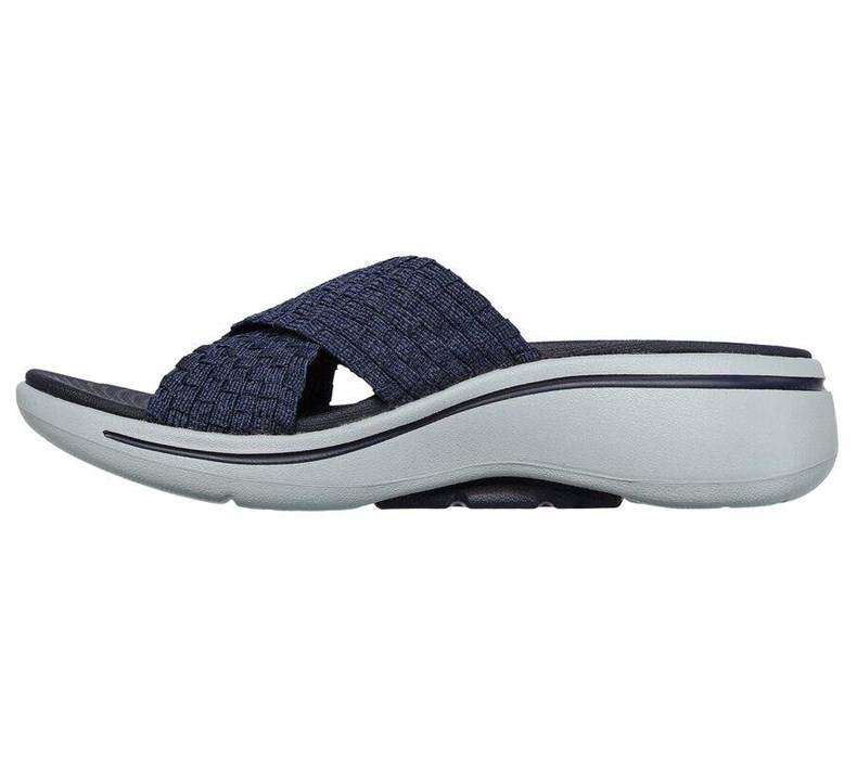 Dámské Sandály Skechers GO WALK Arch Fit - Wondrous Tmavě Blankyt | UXOWJSY-78