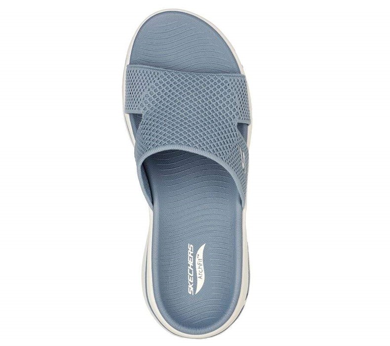 Dámské Sandály Skechers GO WALK Arch Fit - Worthy Blankyt | WLMJRVP-69