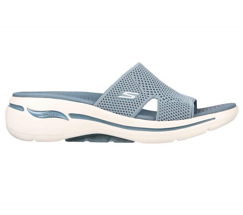 Dámské Sandály Skechers GO WALK Arch Fit - Worthy Blankyt | WLMJRVP-69