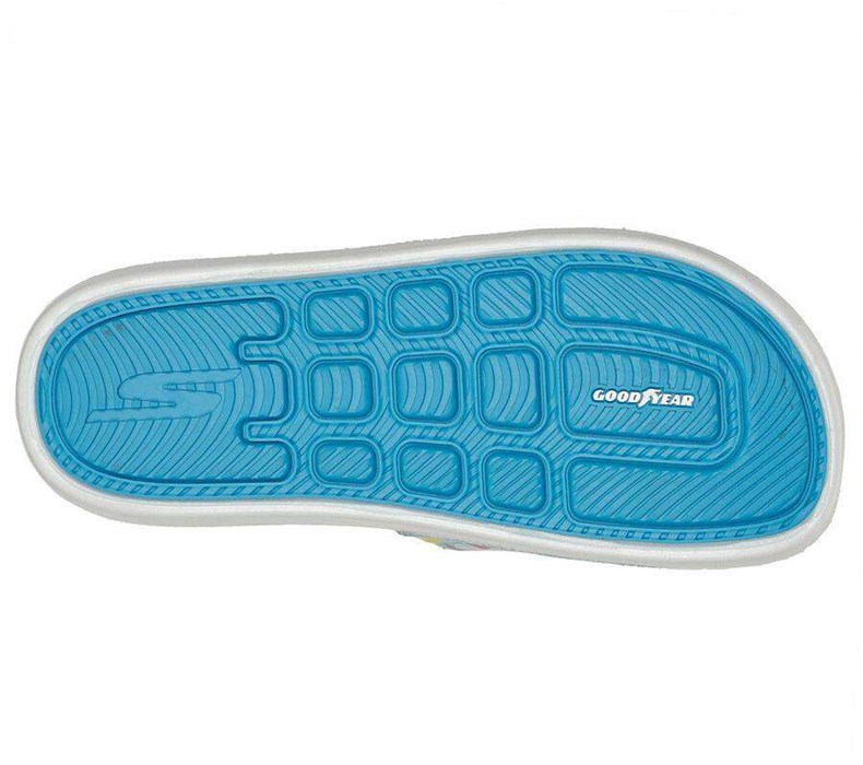 Dámské Sandály Skechers Hyper Pantofle - Tropical Bílé Viacfarebný | EWCYXLT-59