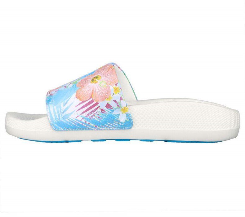 Dámské Sandály Skechers Hyper Pantofle - Tropical Bílé Viacfarebný | EWCYXLT-59