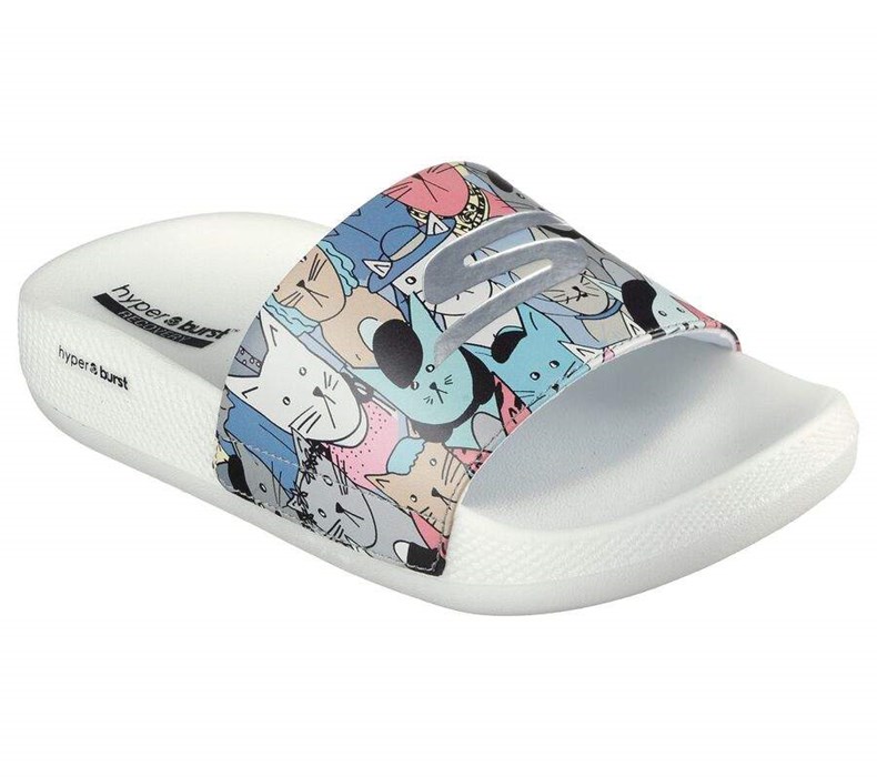 Dámské Sandály Skechers Hyper Pantofle - Pawsome Bílé Viacfarebný | YEGSNUR-38