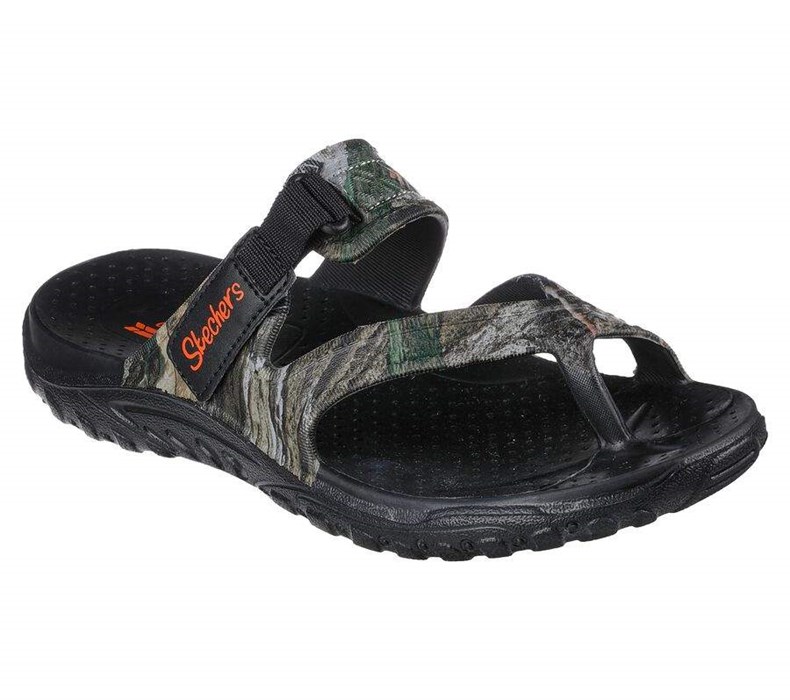 Dámské Sandály Skechers Mossy Oak Foamies: Reggae - Fascinated Černé Viacfarebný | BJNTQMU-08