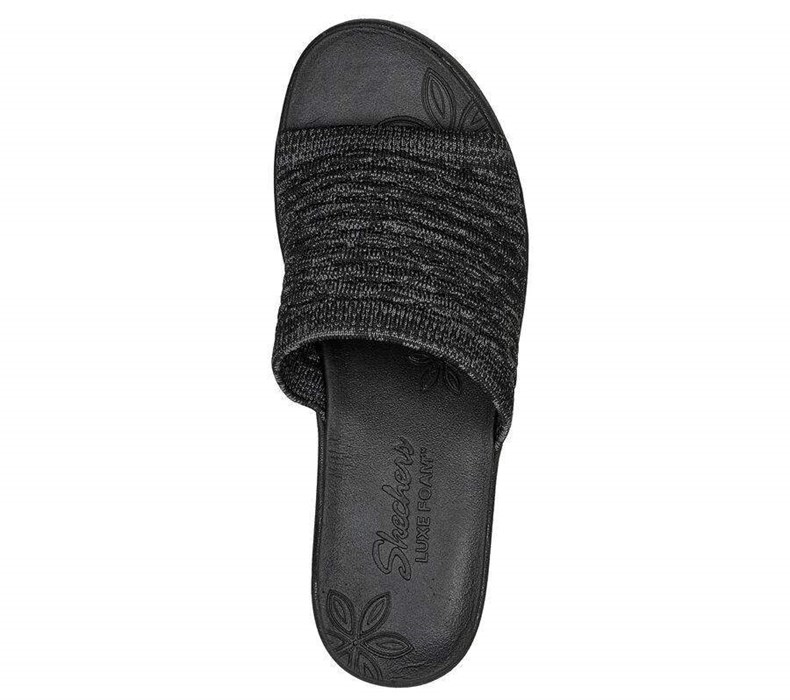 Dámské Sandály Skechers Pier-Lite - My Wish Černé | VZAQIML-60