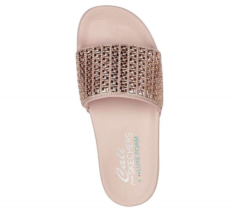 Dámské Sandály Skechers Pop Ups - New Spark Zlaté | POHUCFV-92