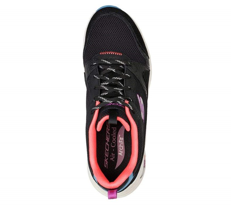 Dámské Tenisky Skechers Arch Fit - Vista View Černé Viacfarebný | FWUTCAI-31