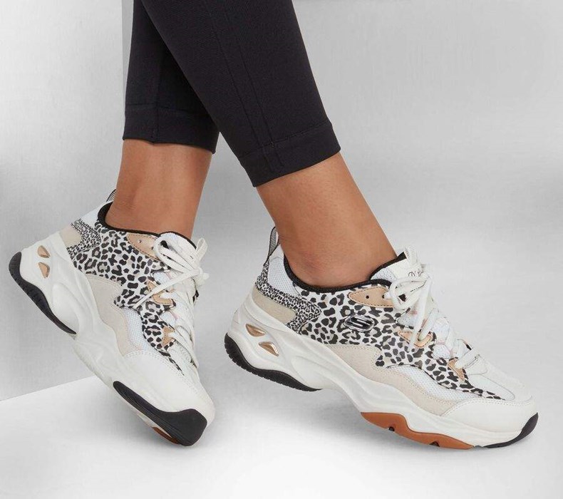 Dámské Tenisky Skechers D'Lites 4.0 - Natural Habitat Leopard | LOYRGHJ-58