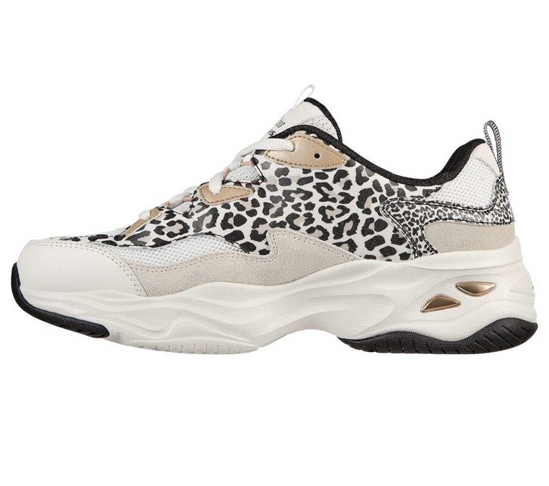 Dámské Tenisky Skechers D'Lites 4.0 - Natural Habitat Leopard | LOYRGHJ-58