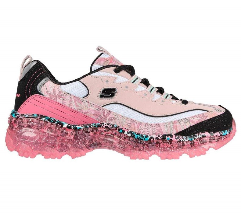 Dámské Tenisky Skechers D'Lites Crystal - Rich Glamour Růžové Viacfarebný | EFWROSZ-81