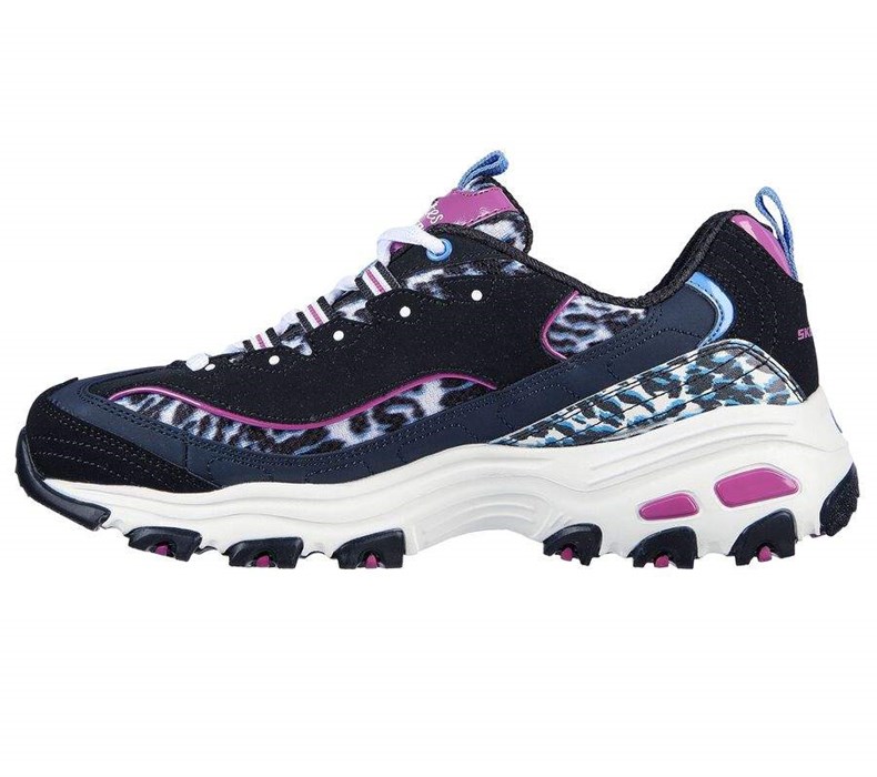 Dámské Tenisky Skechers D'Lites - Infinite Hype Černé Blankyt | UJZCPWL-19