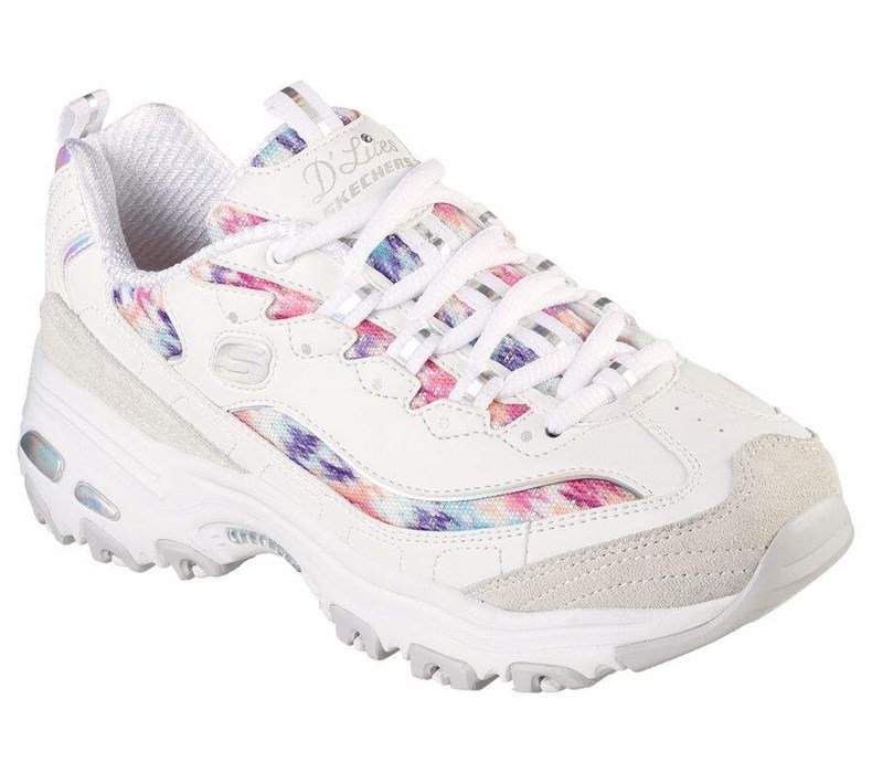 Dámské Tenisky Skechers D\'Lites - Majestic View Bílé Viacfarebný | PKABFRU-65