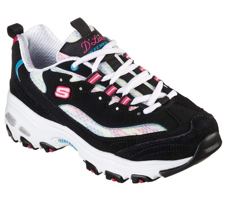 Dámské Tenisky Skechers D\'Lites - Sweet Moments Černé Viacfarebný | RHGFMUN-31