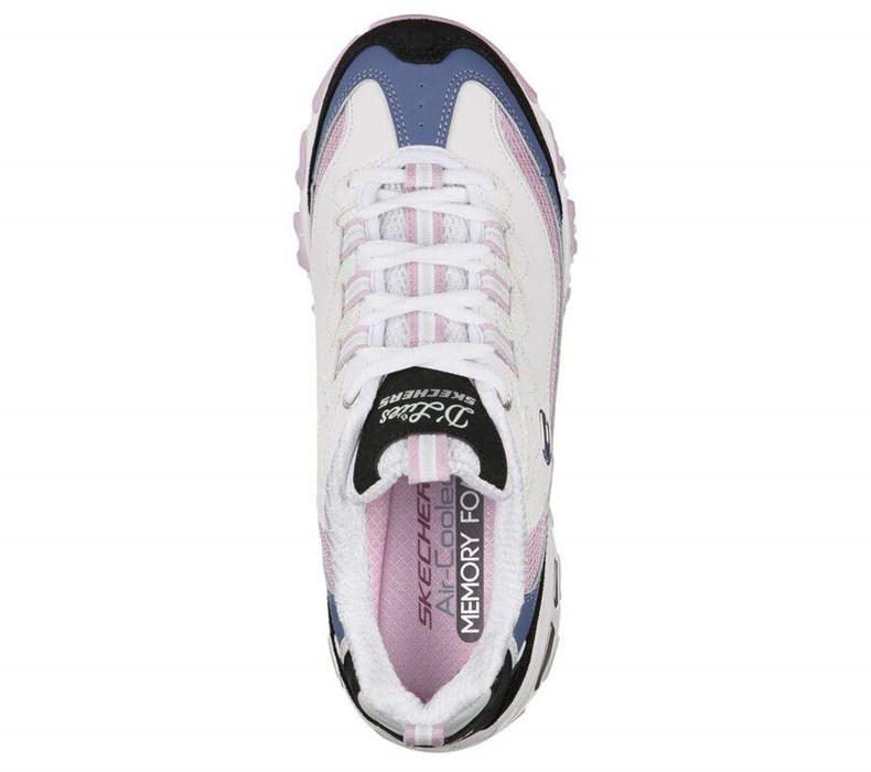 Dámské Tenisky Skechers D'Lites - Varsity Spirit Černé Blankyt | KRIXLGC-73