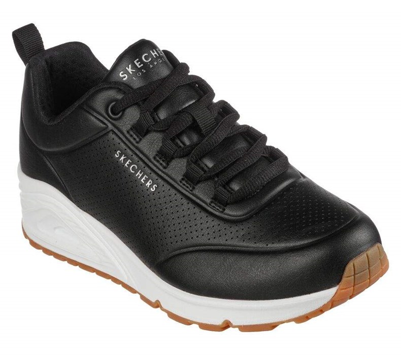 Dámské Tenisky Skechers Juno - Linked Core Černé | JPVBNYI-76