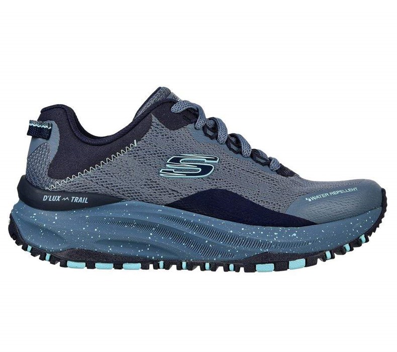 Dámské Tenisky Skechers Relaxed Fit: D'Lux Trailové Šedé Blankyt | MXEJYRC-23