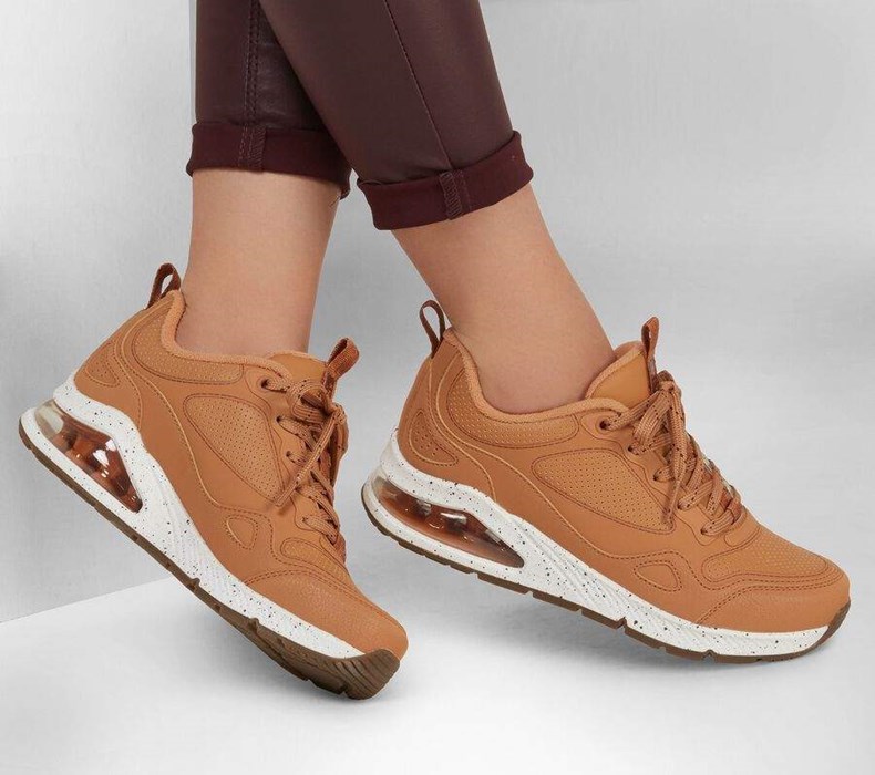 Dámské Tenisky Skechers Uno 2 - Matte Air Hnědé | UWIPMOX-47