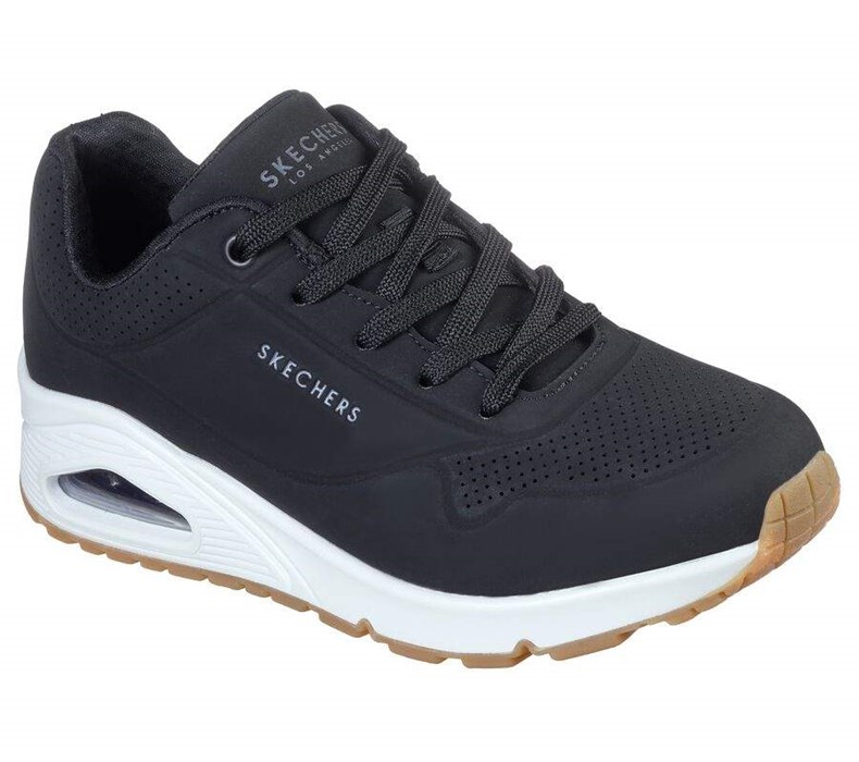 Dámské Tenisky Skechers Uno - Stand On Air Černé | ATRLNHE-50