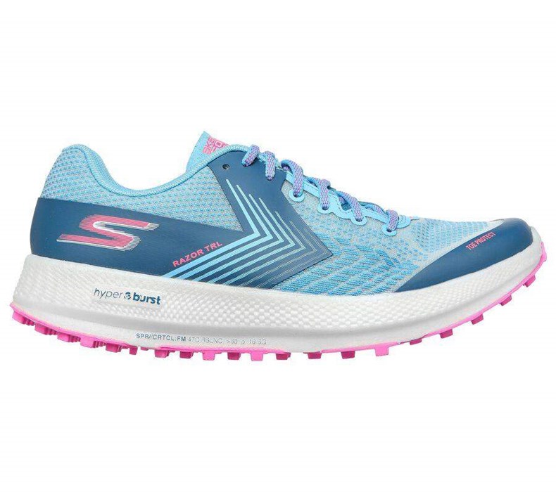 Dámské Trailové Boty Skechers HighlandGOrun Razor Blankyt Fialové | FNWSGKA-96