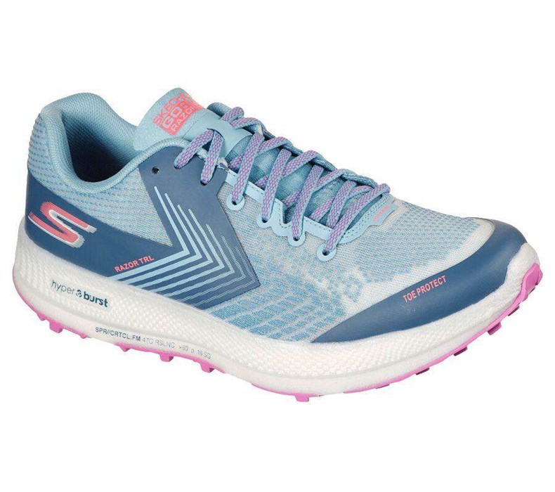 Dámské Trailové Boty Skechers HighlandGOrun Razor Blankyt Fialové | FNWSGKA-96