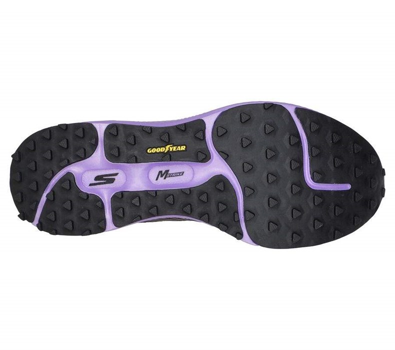 Dámské Trailové Boty Skechers HighlandGOrun Razor Černé Fialové | MLIVOAE-50