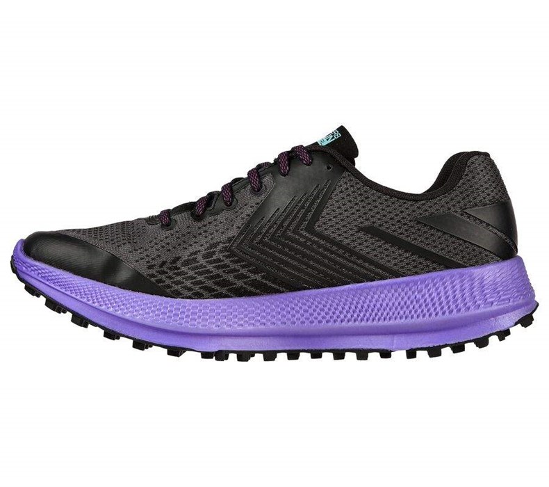 Dámské Trailové Boty Skechers HighlandGOrun Razor Černé Fialové | MLIVOAE-50