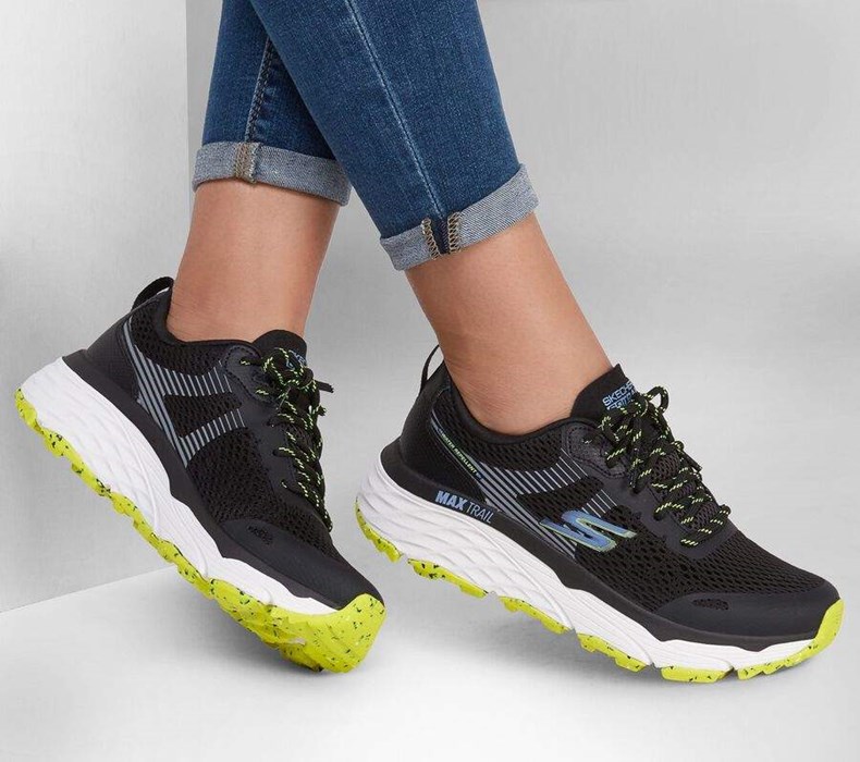 Dámské Trailové Boty Skechers HighlandMax Cushioning Elite Černé Zelene | FMPBIJG-53