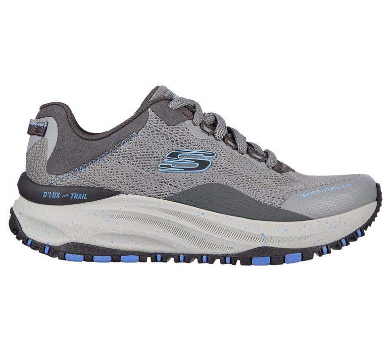 Dámské Trailové Boty Skechers Relaxed Fit: D'Lux Trailové Šedé | BURSEKO-90