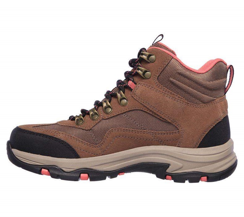 Dámské Trailové Boty Skechers Relaxed Fit: Trego - Base Camp Hnědé | ODMUGTL-35