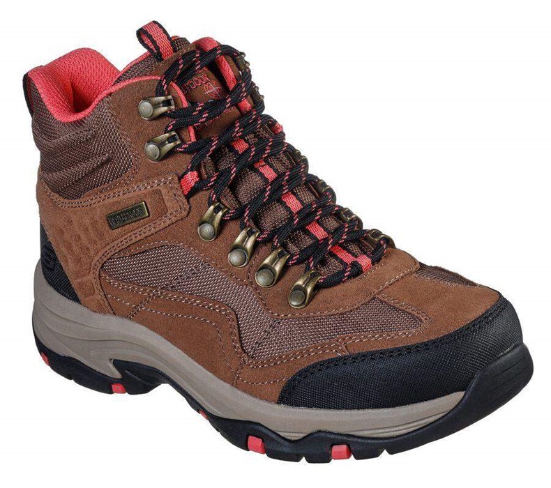 Dámské Trailové Boty Skechers Relaxed Fit: Trego - Base Camp Hnědé | ODMUGTL-35