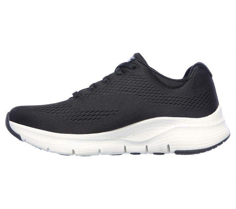 Dámské Trekové Boty Skechers Arch Fit - Big Appeal Černé Bílé | GYESQLN-06