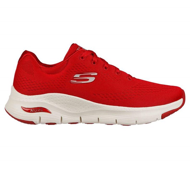 Dámské Trekové Boty Skechers Arch Fit - Big Appeal Červené | KLRMNOP-13