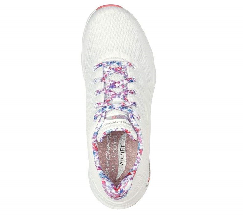 Dámské Trekové Boty Skechers Arch Fit - Magic Oasis Bílé Viacfarebný | MZXVDYQ-03