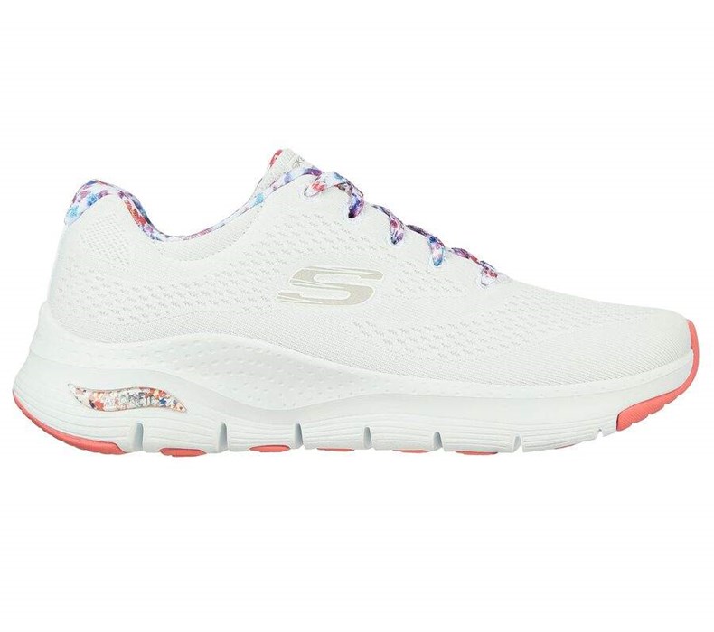 Dámské Trekové Boty Skechers Arch Fit - Magic Oasis Bílé Viacfarebný | MZXVDYQ-03