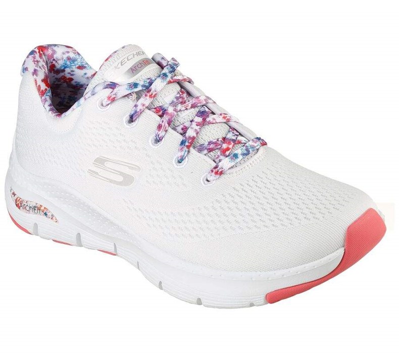 Dámské Trekové Boty Skechers Arch Fit - Magic Oasis Bílé Viacfarebný | MZXVDYQ-03