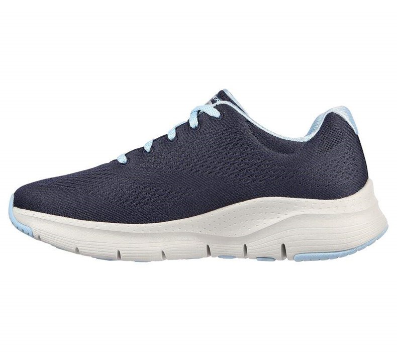 Dámské Trekové Boty Skechers Arch Fit - Big Appeal Tmavě Blankyt Světle Blankyt | TCWQEOD-59