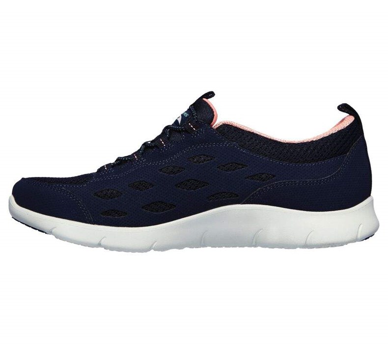 Dámské Trekové Boty Skechers Arch Fit Refine Tmavě Blankyt Koralove | PRZCJSB-75