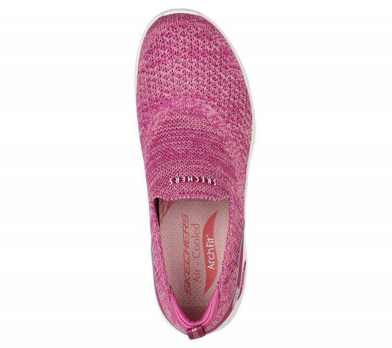 Dámské Trekové Boty Skechers Arch Fit Refine - Don't Go Růžové | WFZHSUK-61