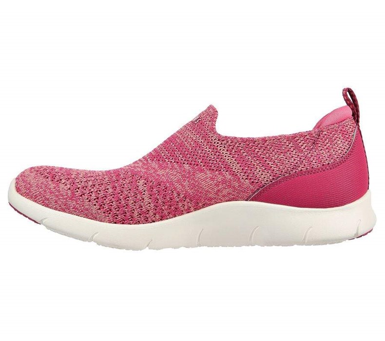 Dámské Trekové Boty Skechers Arch Fit Refine - Don't Go Růžové | WFZHSUK-61