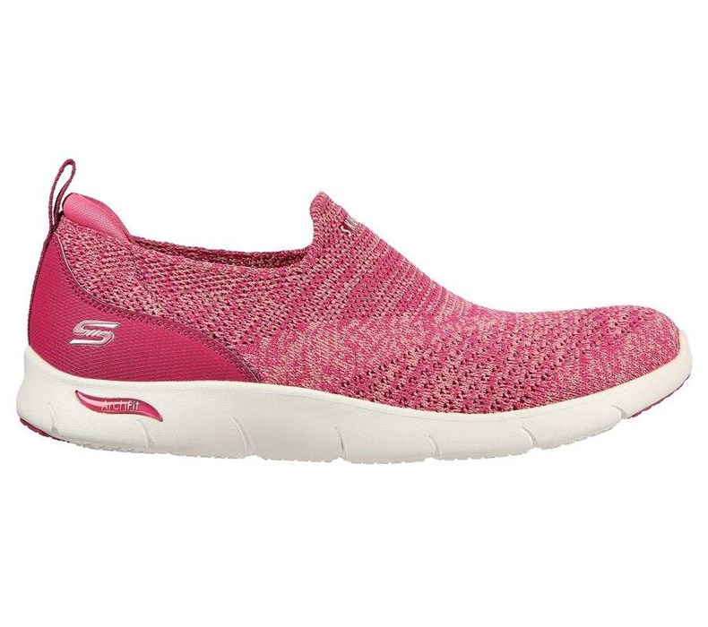 Dámské Trekové Boty Skechers Arch Fit Refine - Don't Go Růžové | WFZHSUK-61