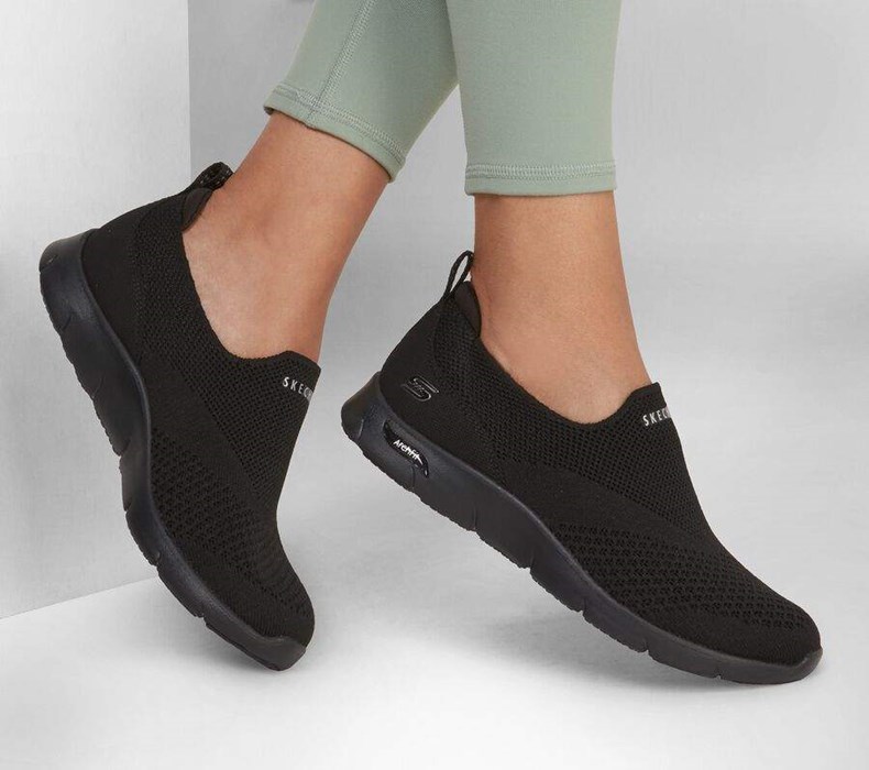 Dámské Trekové Boty Skechers Arch Fit Refine - Don't Go Černé | YUOABPN-47