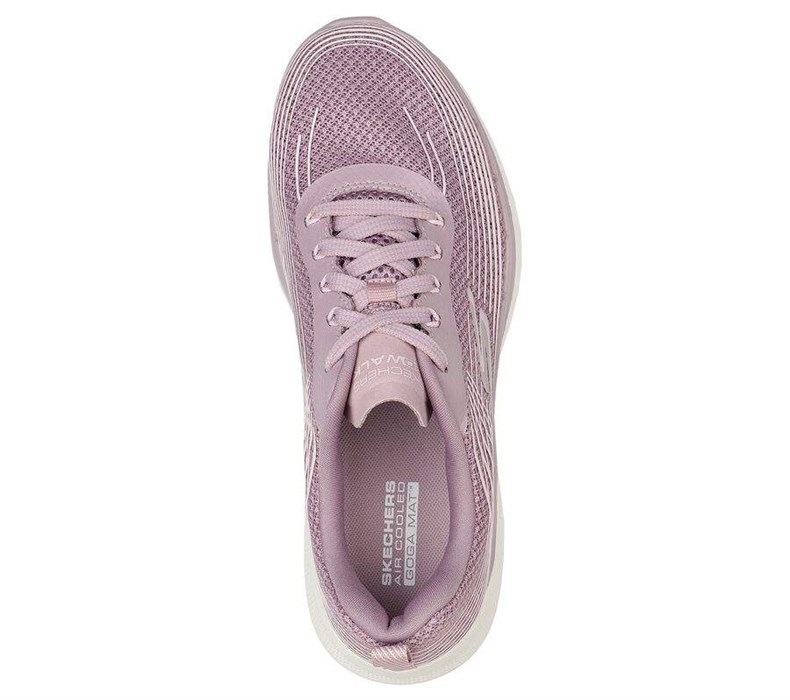 Dámské Trekové Boty Skechers GO WALK 6 - Stunning Glow Fialové | YENSVRC-41