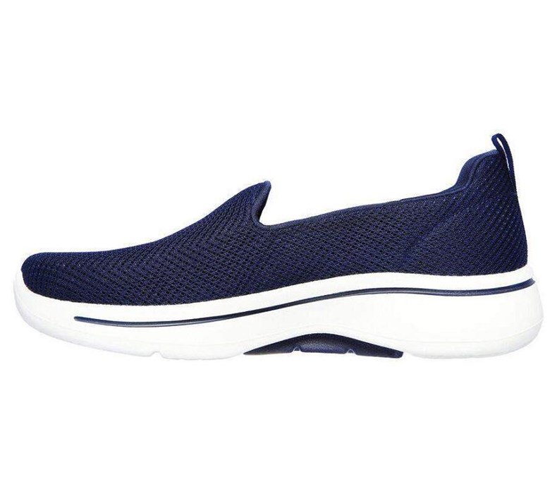 Dámské Trekové Boty Skechers GO WALK Arch Fit - Grateful Tmavě Blankyt Bílé | HZPIYCS-23