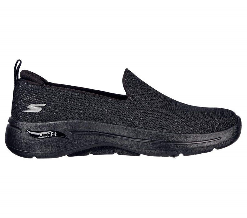 Dámské Trekové Boty Skechers GO WALK Arch Fit - Vividly Černé | TUGSWIO-87