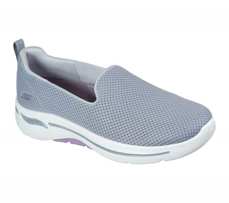 Dámské Trekové Boty Skechers GO WALK Arch Fit - Grateful Šedé | VADEYQU-23