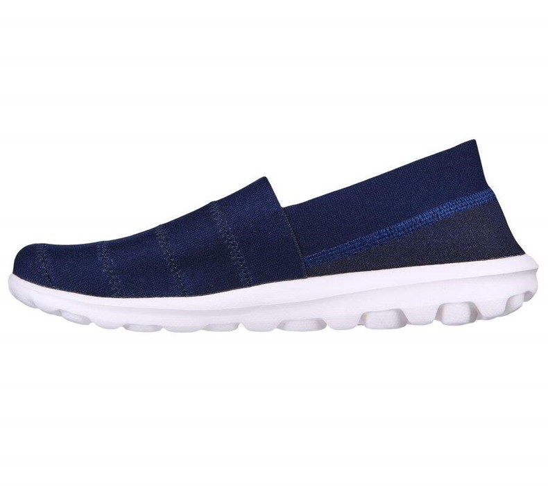 Dámské Trekové Boty Skechers GO WALK Classic - Gracious Joy Tmavě Blankyt | PFSOHYL-68