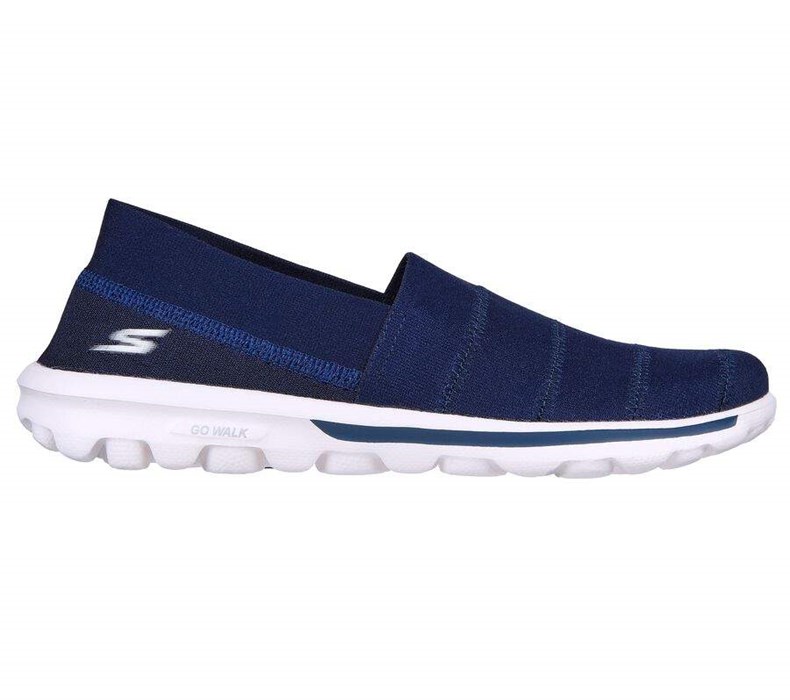 Dámské Trekové Boty Skechers GO WALK Classic - Gracious Joy Tmavě Blankyt | PFSOHYL-68