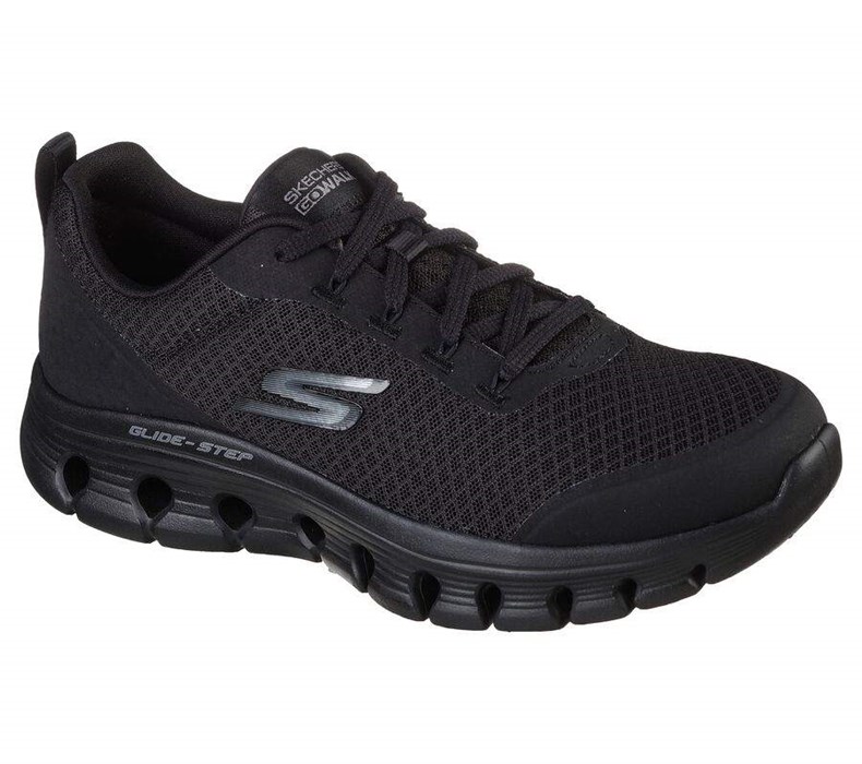 Dámské Trekové Boty Skechers GO WALK Glide-Step Flex - Summer Charm Černé | ZRPAQHC-15